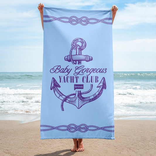 The Real Housewives of Salt Lake City Beach Towel Baby Gorgeous Yacht Club