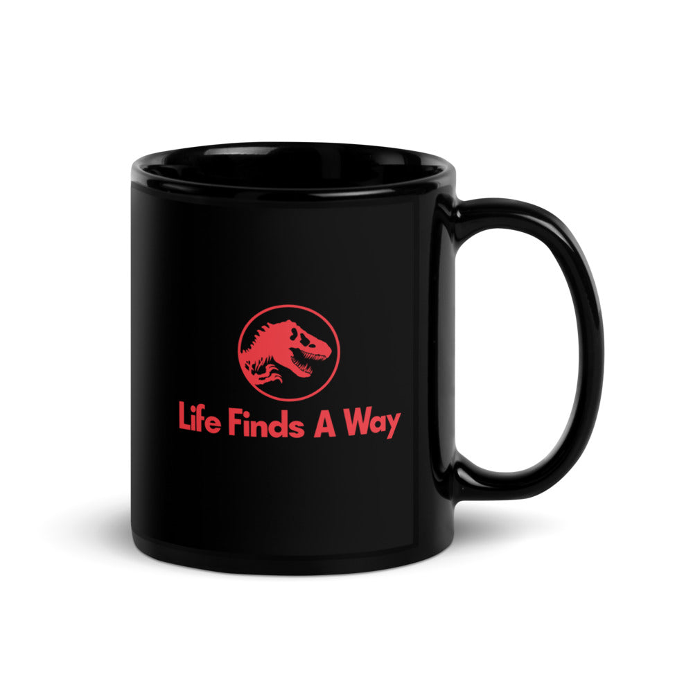 Jurassic Park Jungle Black Mug