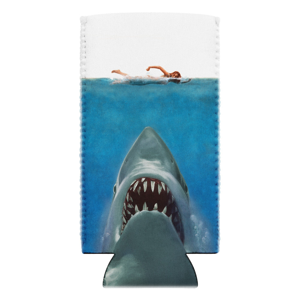Jaws 50th Anniversary Can Cooler Slim 12 oz