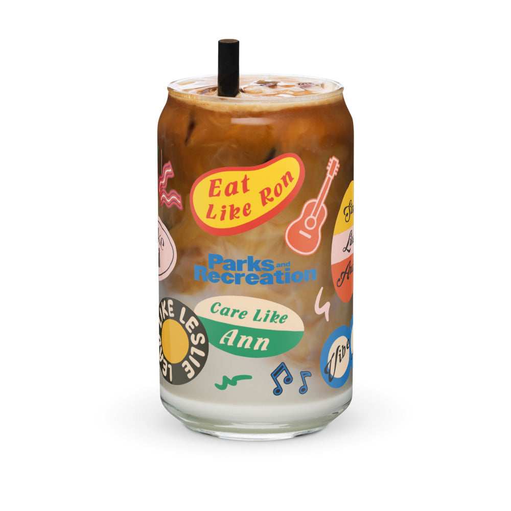 Parks and Recreation Character Can Glass