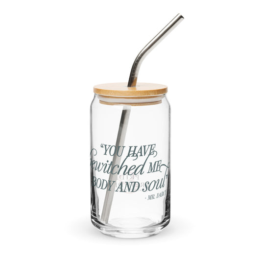 Pride & Prejudice You Have Bewitched Me Can Glass