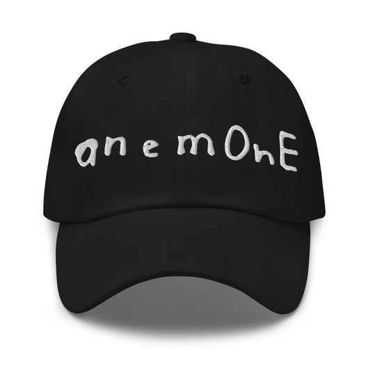 Anemone Embroidered Logo Hat Black