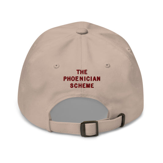 The Phoenician Scheme Chez Zsa-Zsa Logo Embroidered Dad Hat