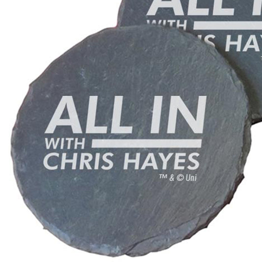 All In with Chris Hayes #INNERS Slate Coasters - Set of 4