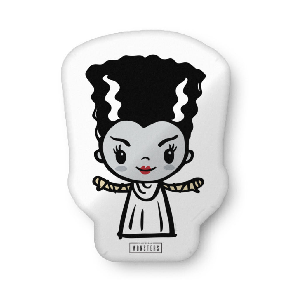 Universal Monsters Bride of Frankenstein Cartoon Pillow