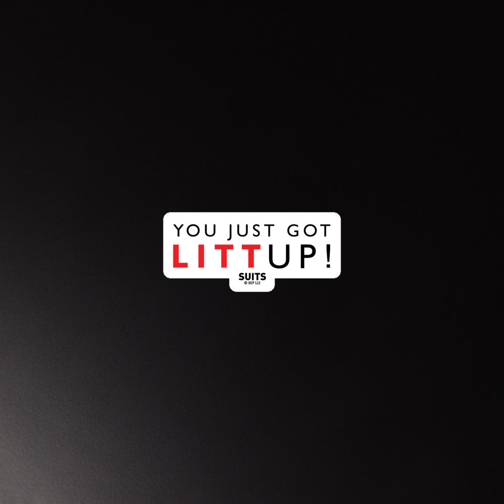 Suits Litt Up Magnet