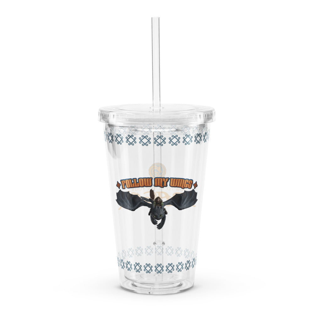 How to Train Your Dragon Follow My Wings Clear Tumbler