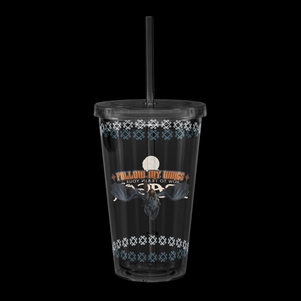 How to Train Your Dragon Follow My Wings Clear Tumbler
