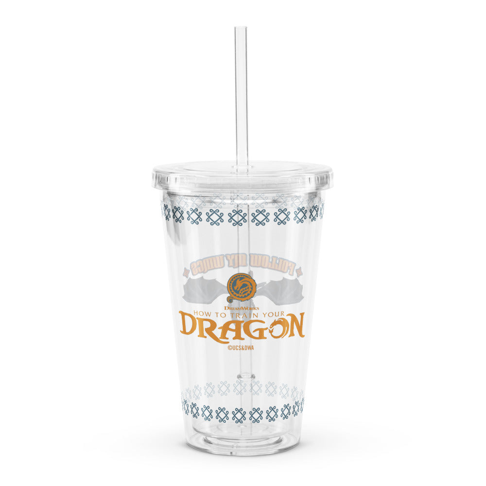 How to Train Your Dragon Follow My Wings Clear Tumbler