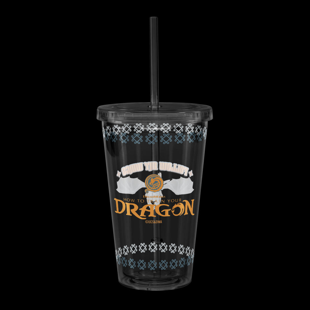 How to Train Your Dragon Follow My Wings Clear Tumbler