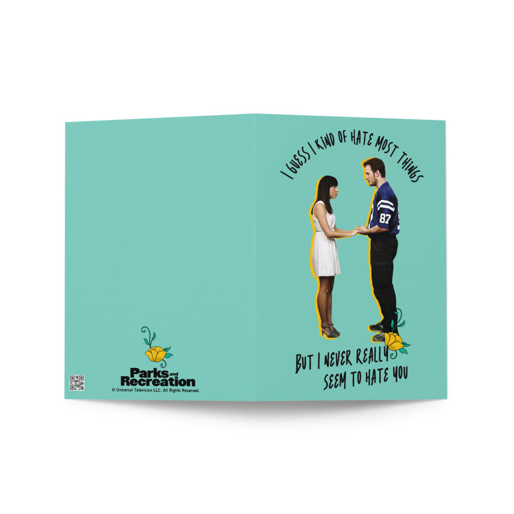 Parks and Recreation April & Andy Greeting Card