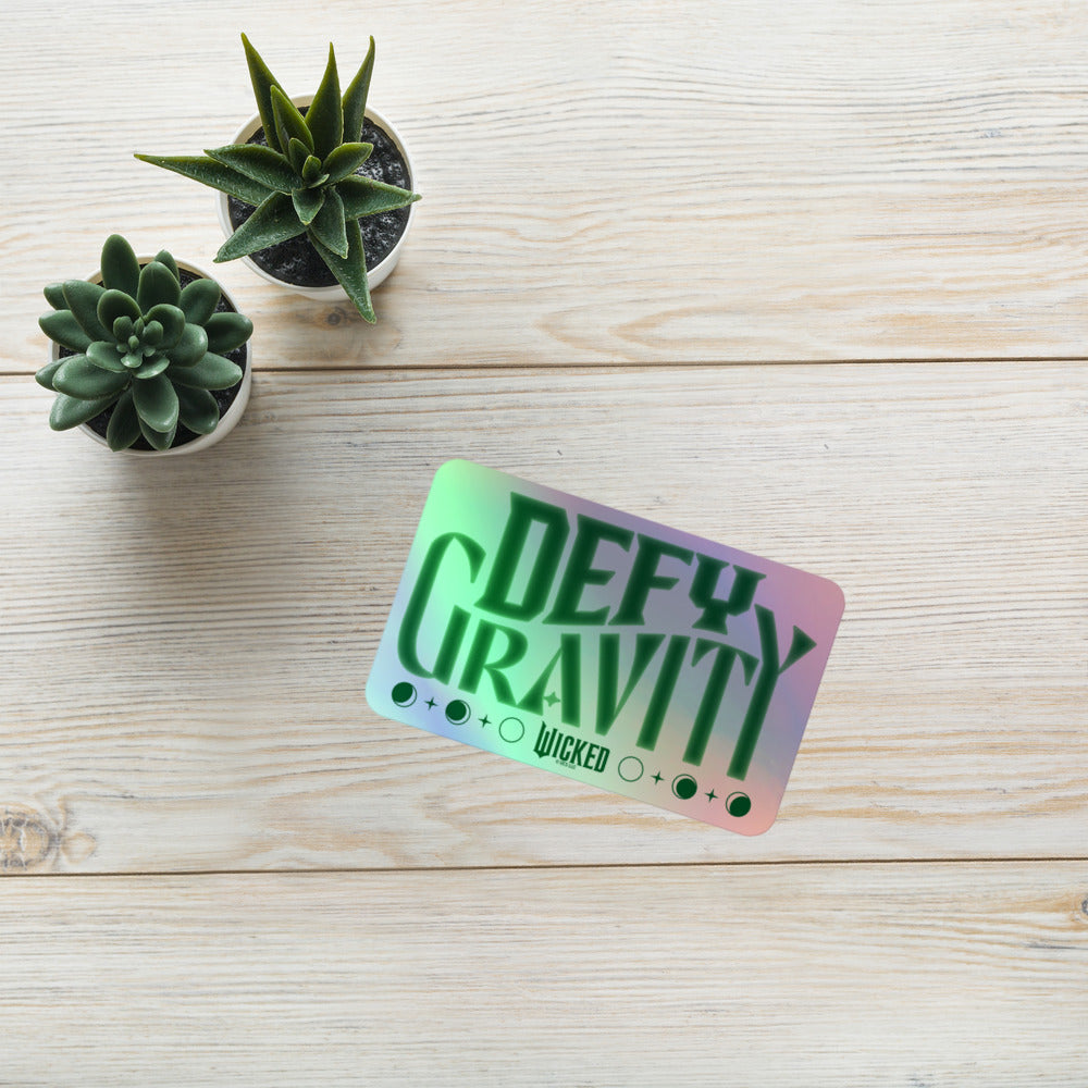 Wicked Defy Gravity Holographic Sticker