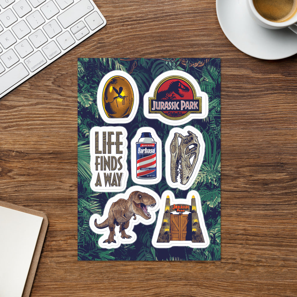 Jurassic Park APRON WALL DECALS ( SOLD AS A PAIR) | shops