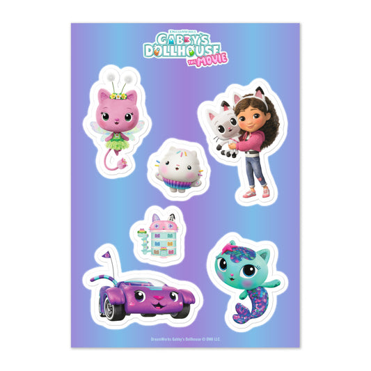 Gabby's Dollhouse The Movie Sticker Sheet One Size