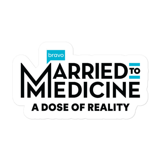 Married to Medicine Logo Sticker 5.5 in x 5.5
