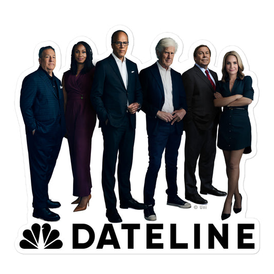 DATELINE Anchors Sticker 5.5 in x 5.5