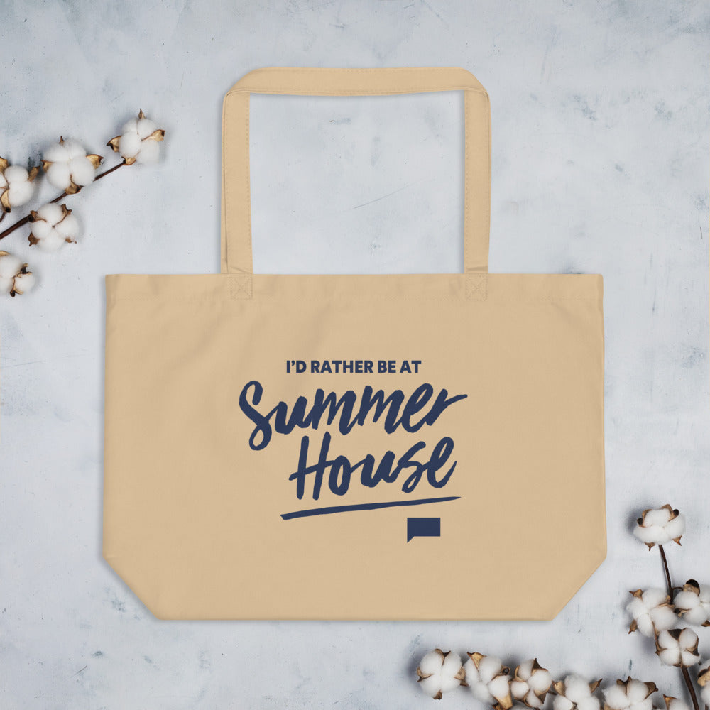 Summer House I'd Rather Be at Summer House Large Tote