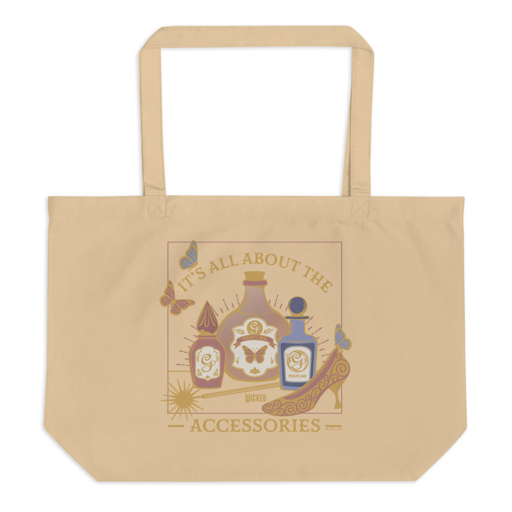 Wicked It's All About The Accessories Large Eco Tote Tan