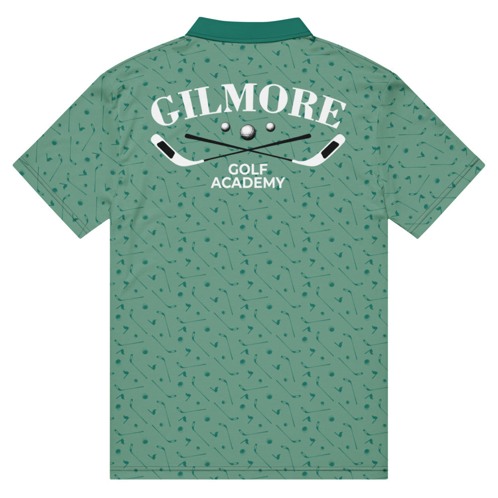 Happy Gilmore Gilmore Golf Academy Polo Shirt Black