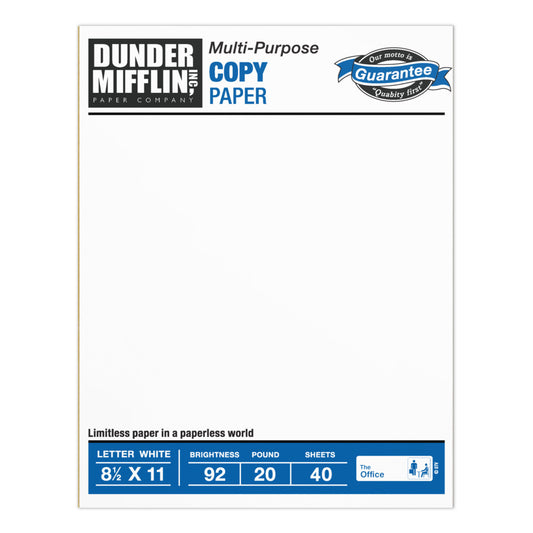 The Office Dunder Mifflin Copy Paper Notepads