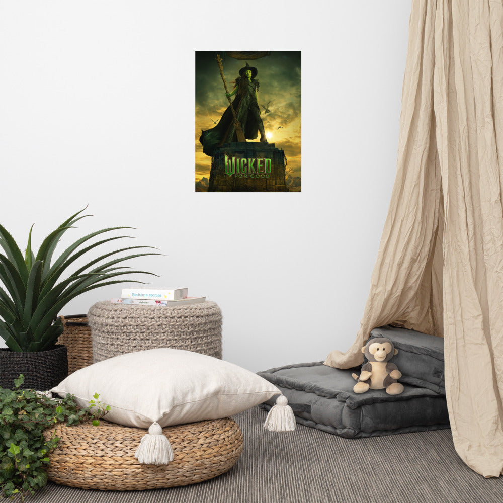Wicked: For Good Key Art Poster Elphaba