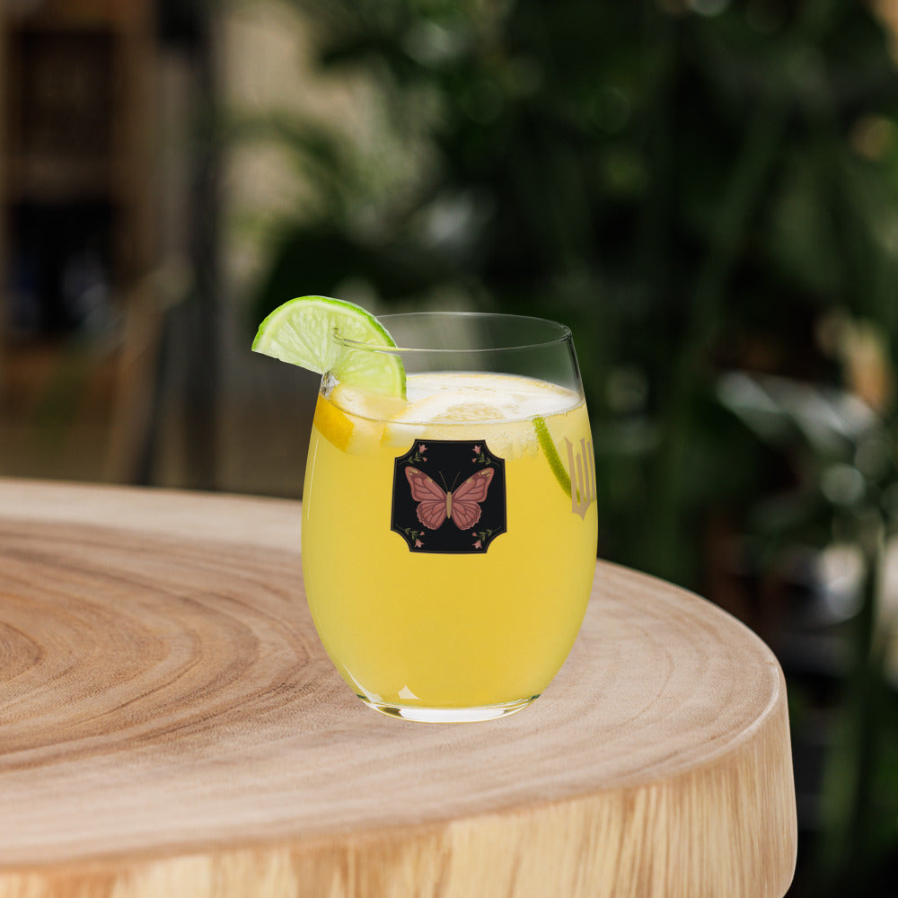 Wicked Enchanted Elements Elphaba & Glinda Stemless Stemless Wine Glass