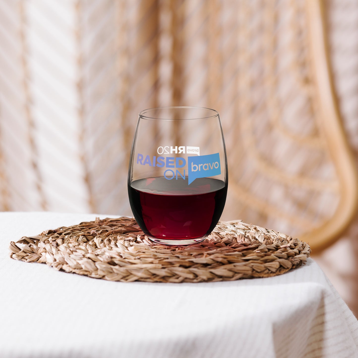 The Real Housewives 20th Anniversary Wine Glass Raised On Bravo
