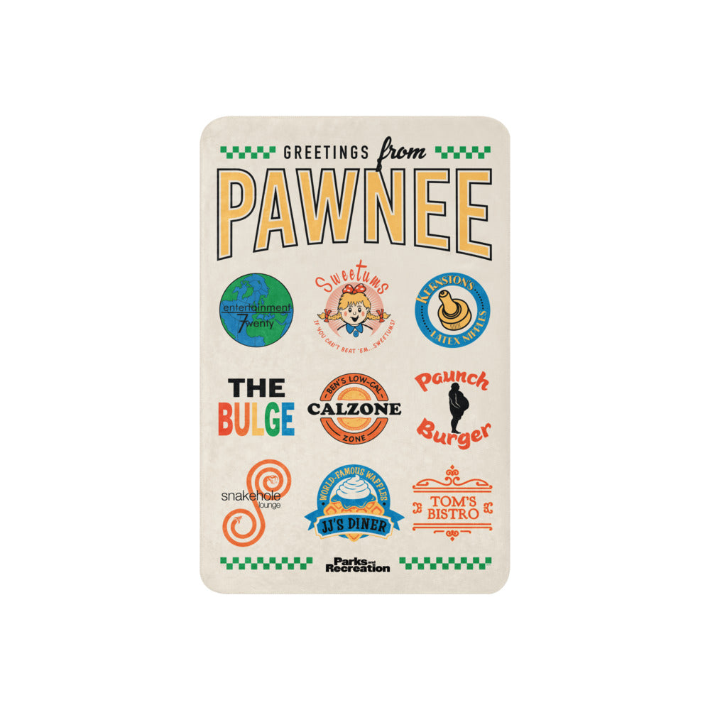 Parks and Recreation Restaurants Sherpa Blanket