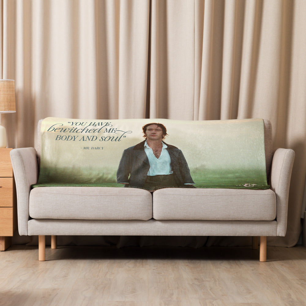 Pride & Prejudice You Have Bewitched Me Premium Sherpa Blanket