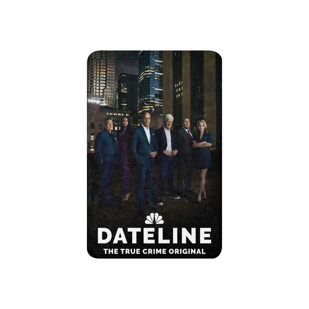 DATELINE News Anchors Sherpa Blanket 37 in x 57 in