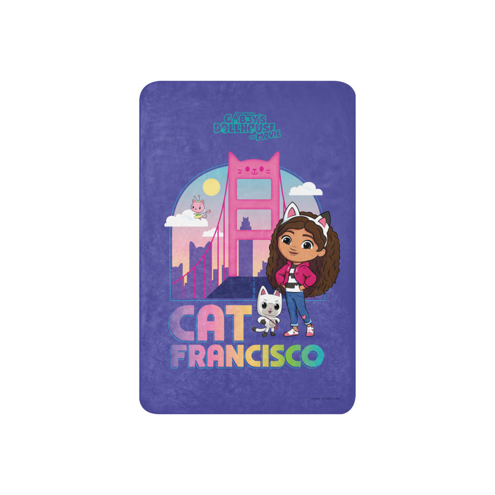 Gabby's Dollhouse Cat Francisco Premium Sherpa Blanket Gabby's Dollhouse Cat Francisco Premium Sherpa Blanket