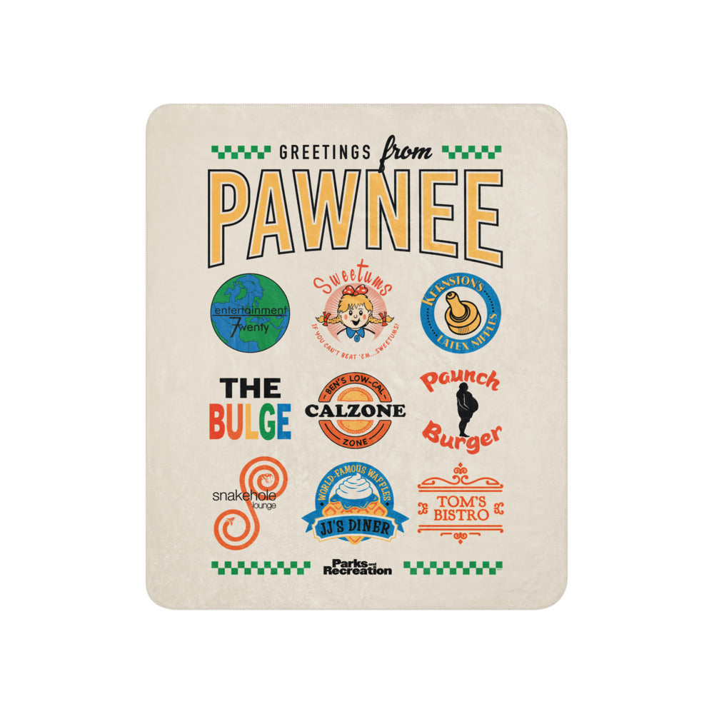 Parks and Recreation Restaurants Sherpa Blanket