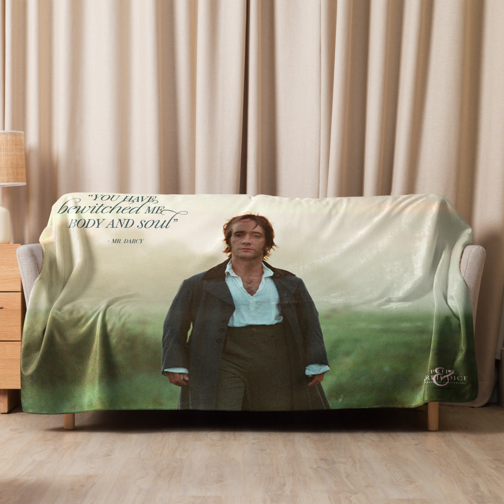 Pride & Prejudice You Have Bewitched Me Premium Sherpa Blanket