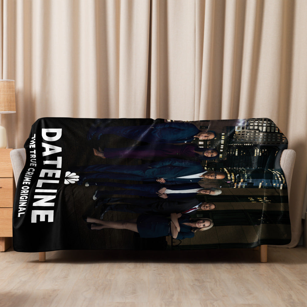 DATELINE News Anchors Sherpa Blanket