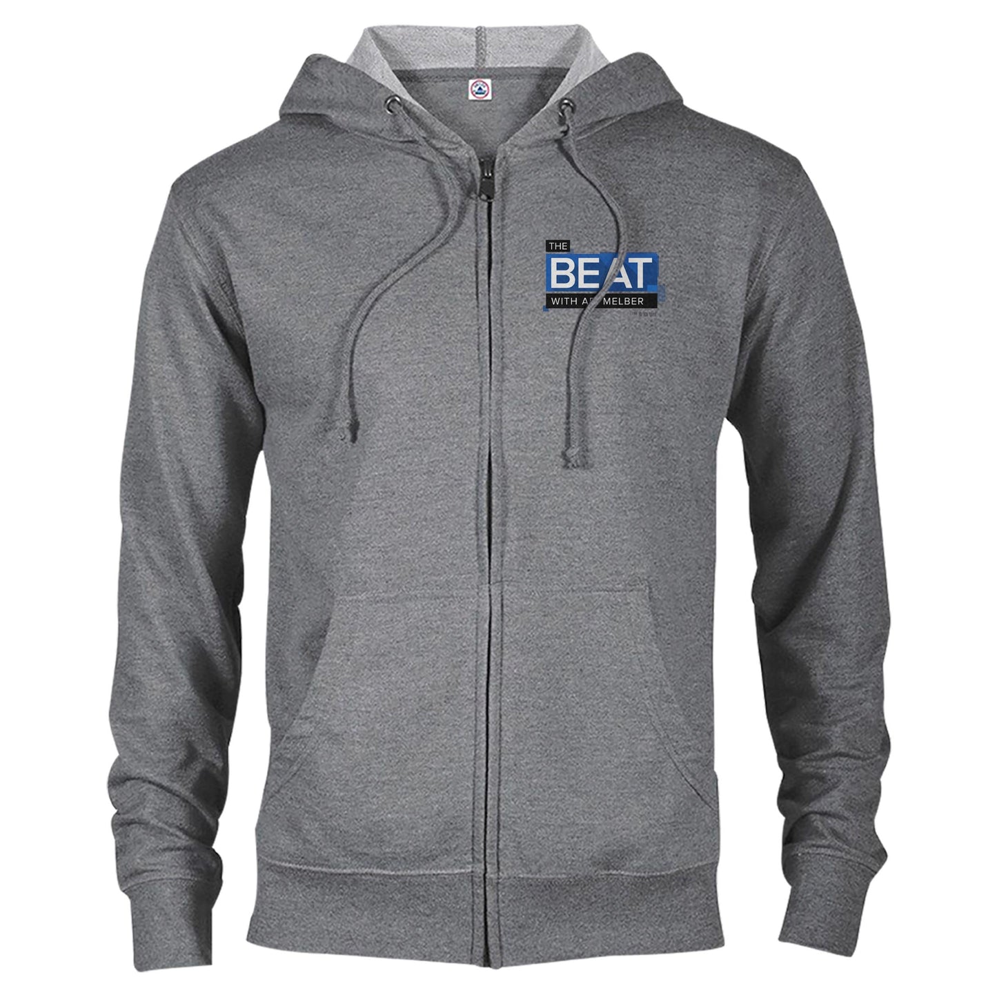 The Beat with Ari Melber Lightweight Zip Up Hooded Sweatshirt