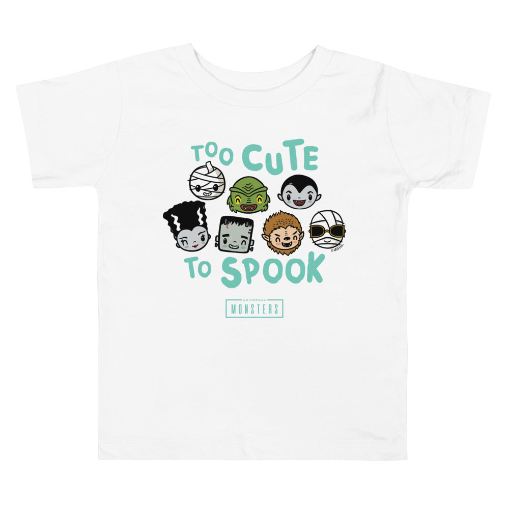 Universal Monsters Too Cute To Spook Toddler T-Shirt White / 4T