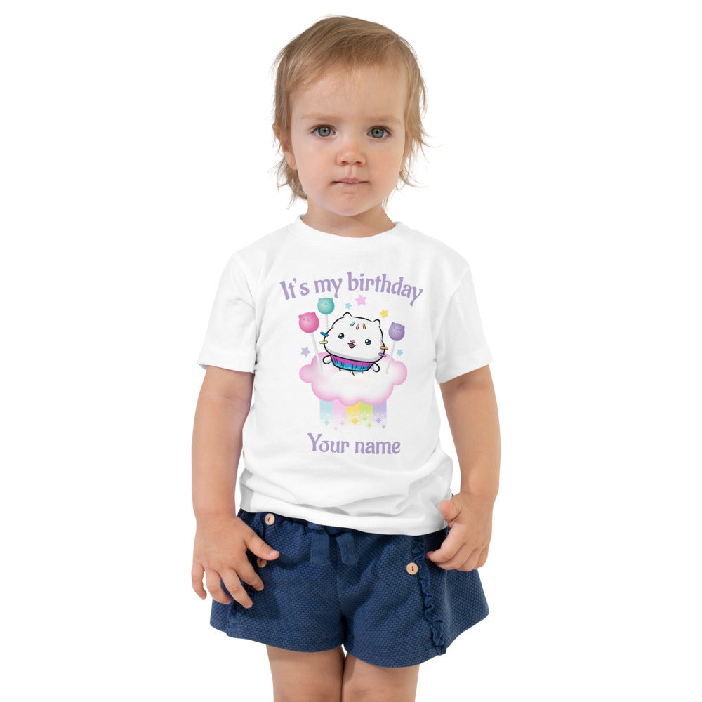 Gabby's Dollhouse The Movie Personalized Birthday Toddler T-Shirt