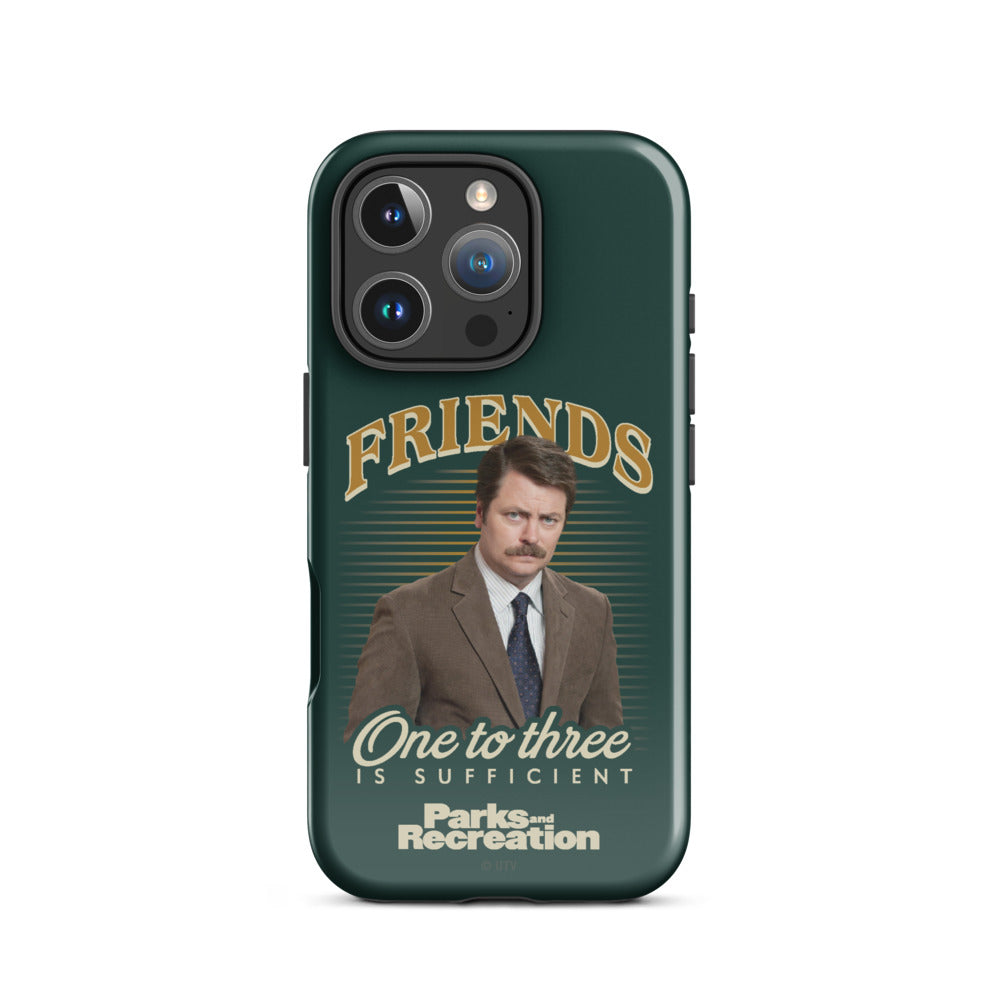 Parks and Recreation Friends One To Three iPhone Case