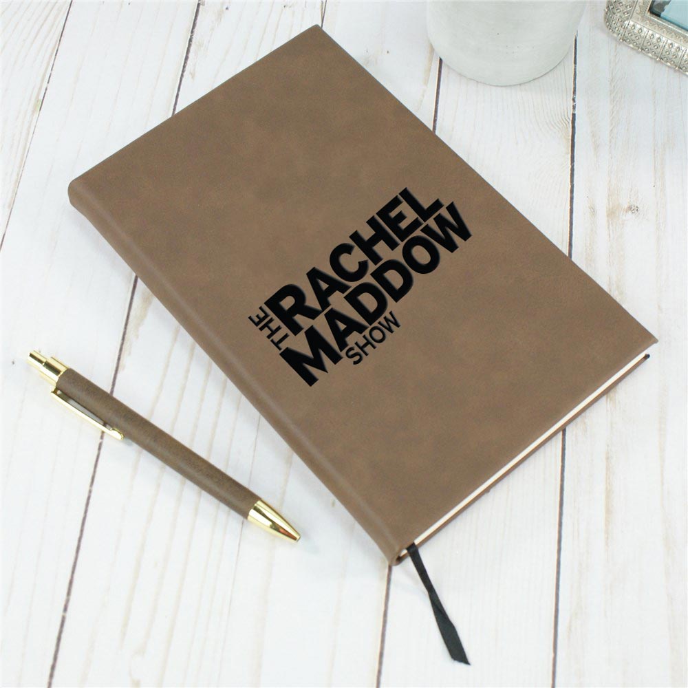 The Rachel Maddow Show Laser Etched Notebook