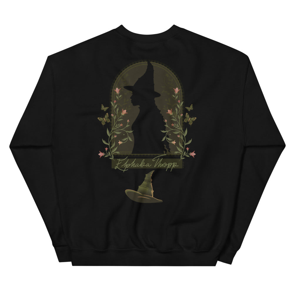 Wicked Enchanted Elements Elphaba Thropp Fleece Crewneck Sweatshirt