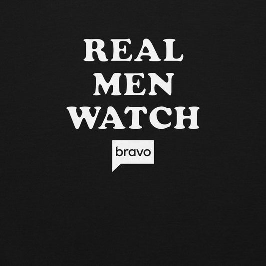 Bravo Gear Real Men Watch Bravo Crewneck Sweatshirt