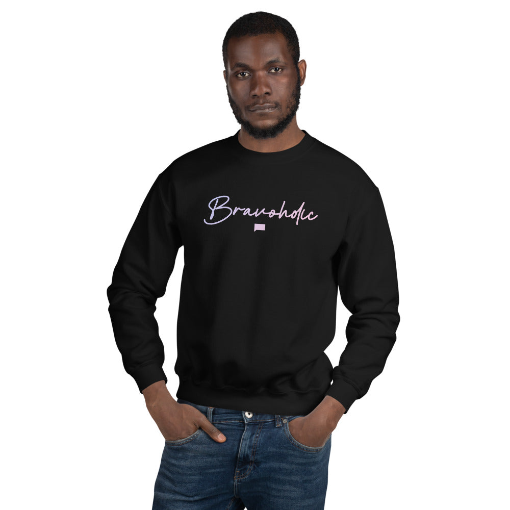 Bravoholic Script Crewneck