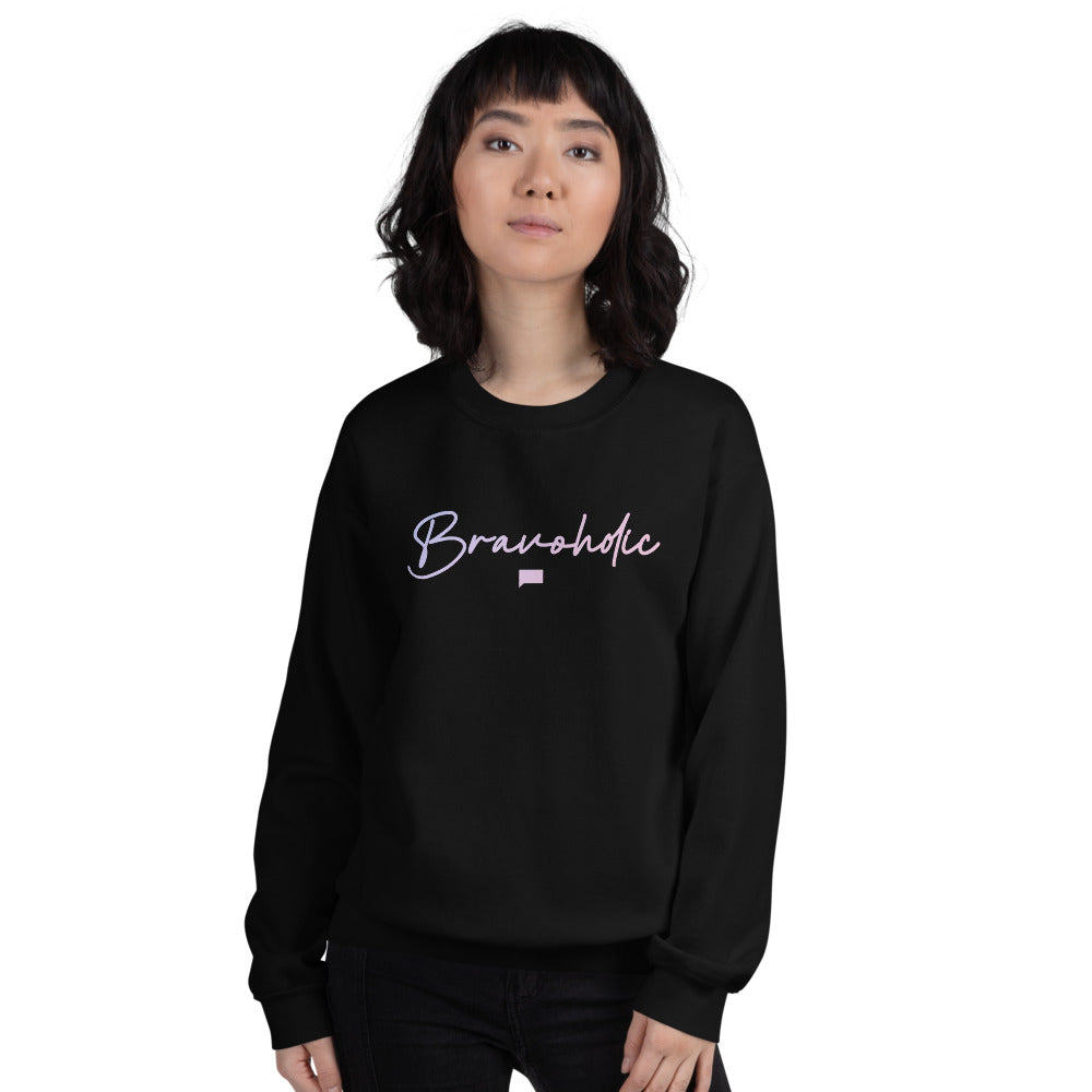 Bravoholic Script Crewneck
