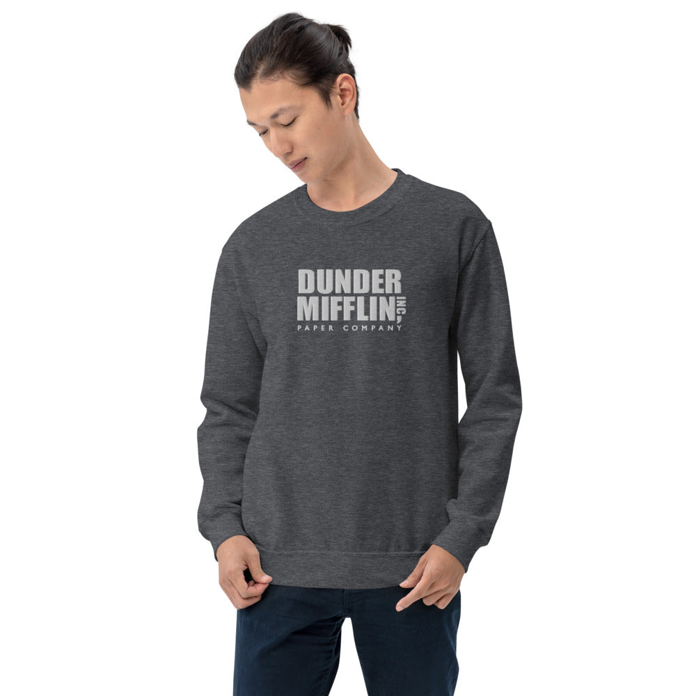 The Office Dunder Mifflin Embroidered Sweatshirt