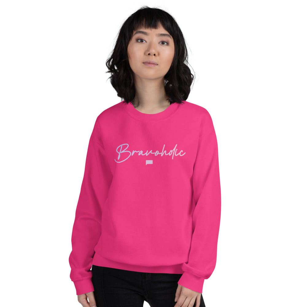 Bravoholic Script Crewneck