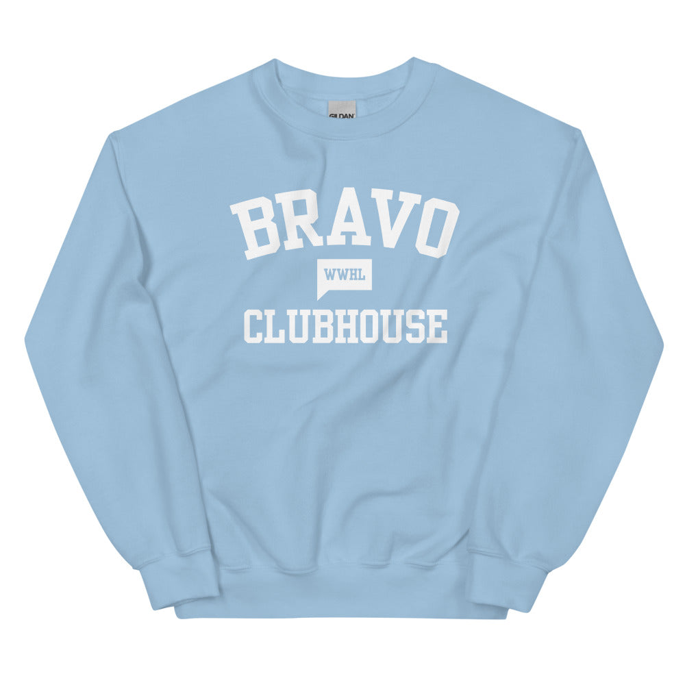 Watch What Happens Live Clubhouse Crewneck Light Blue