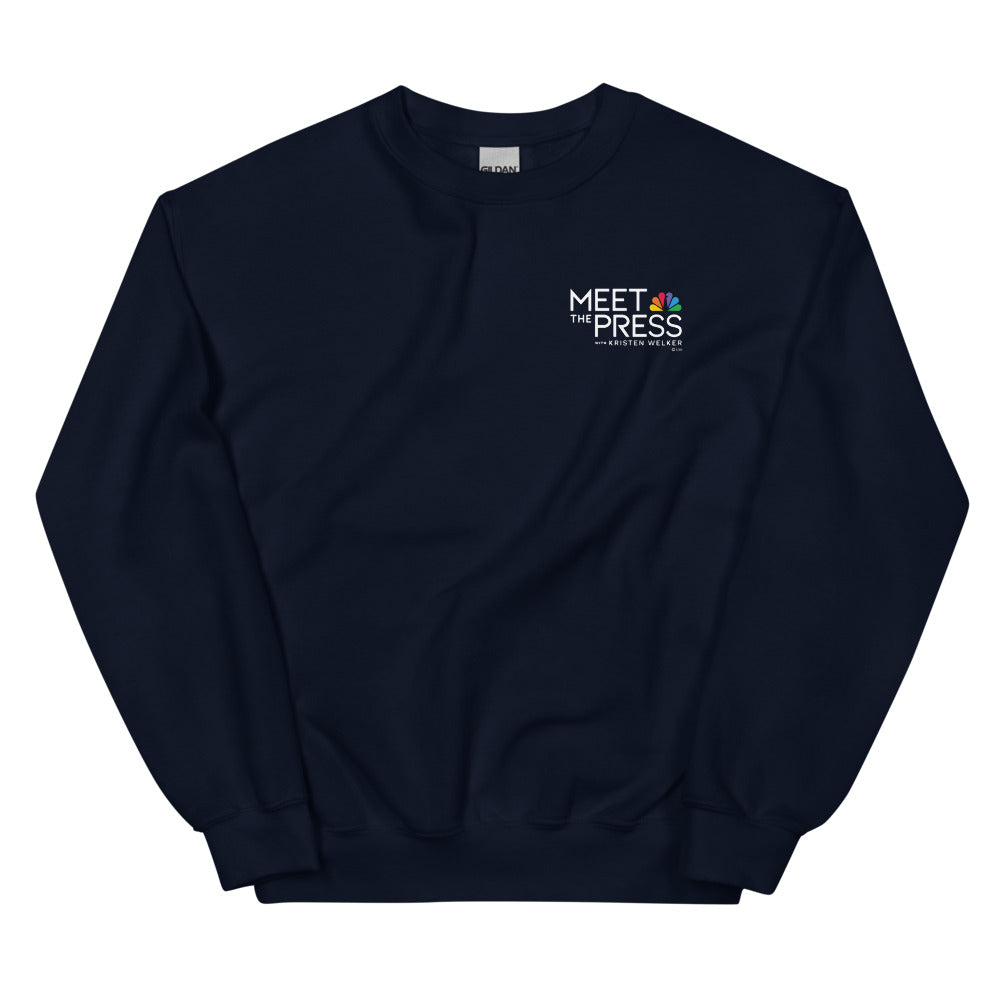Meet The Press Logo Crewneck Sweatshirt