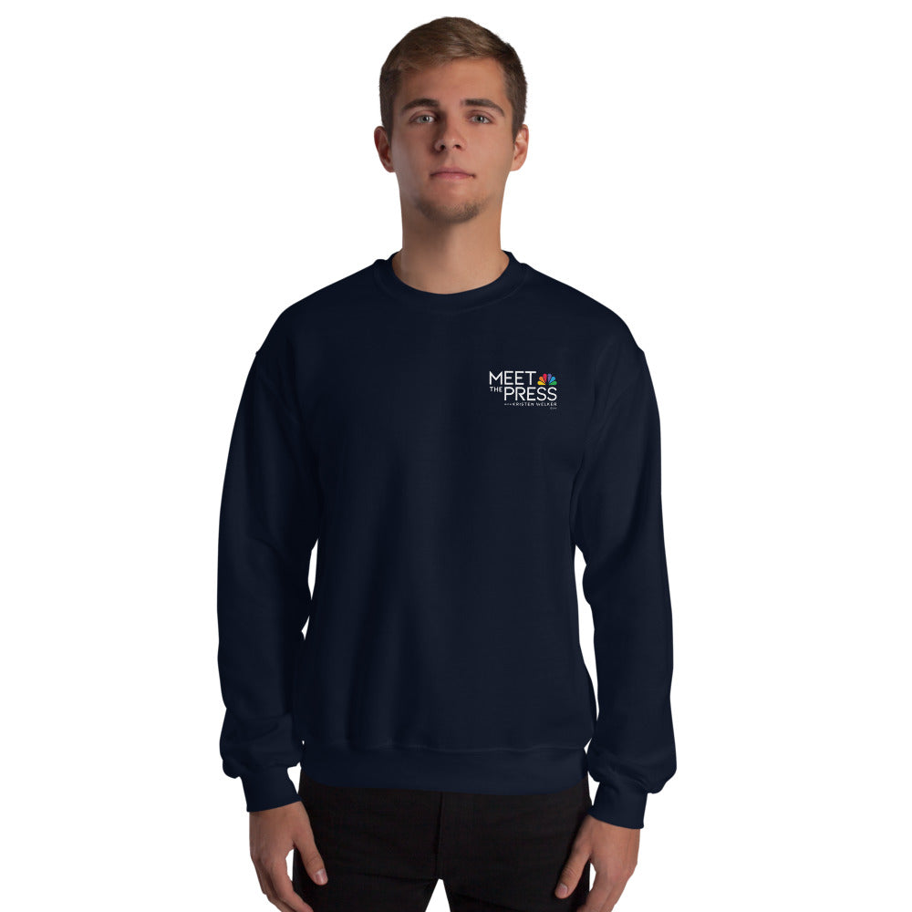 Meet The Press Logo Crewneck Sweatshirt