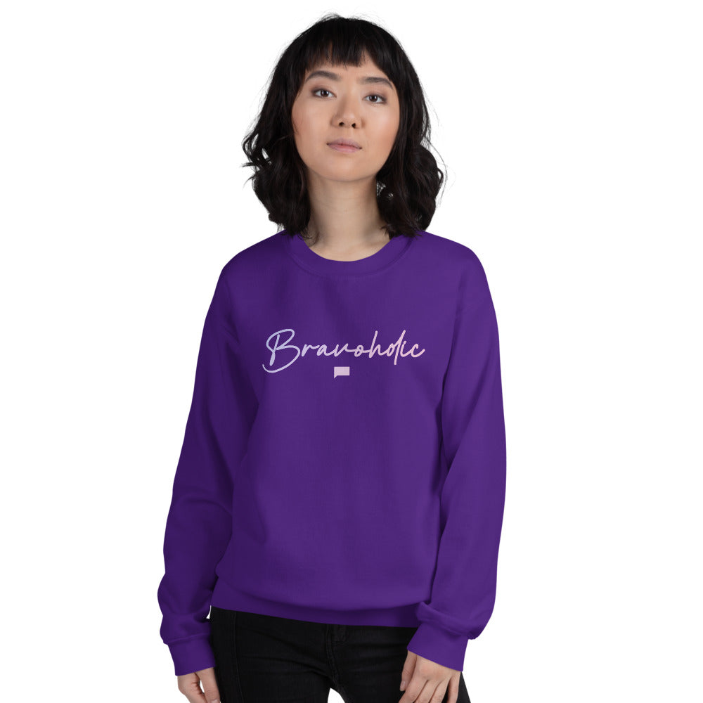 Bravoholic Script Crewneck