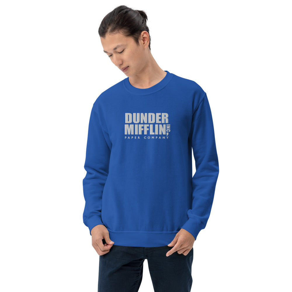 The Office Dunder Mifflin Embroidered Sweatshirt